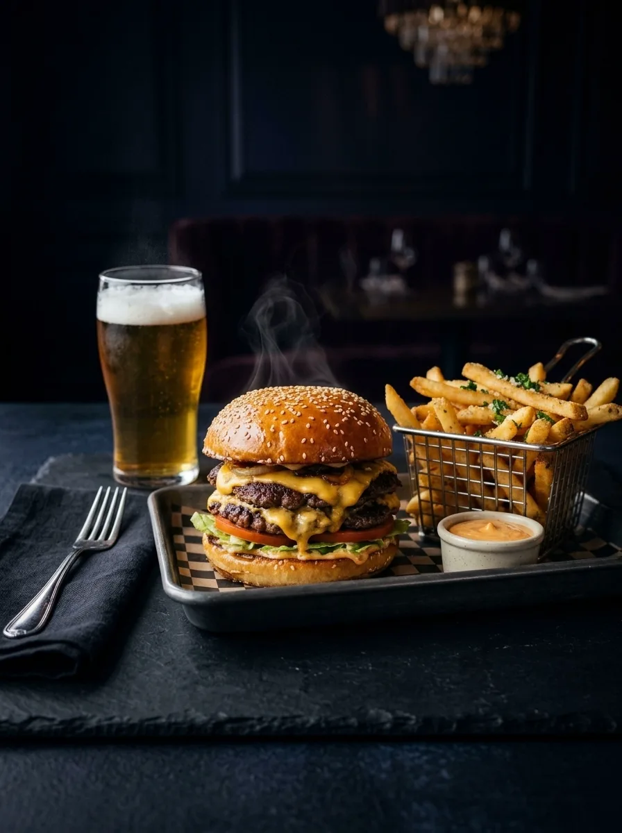Food-Foto im Stil dunkel-edel